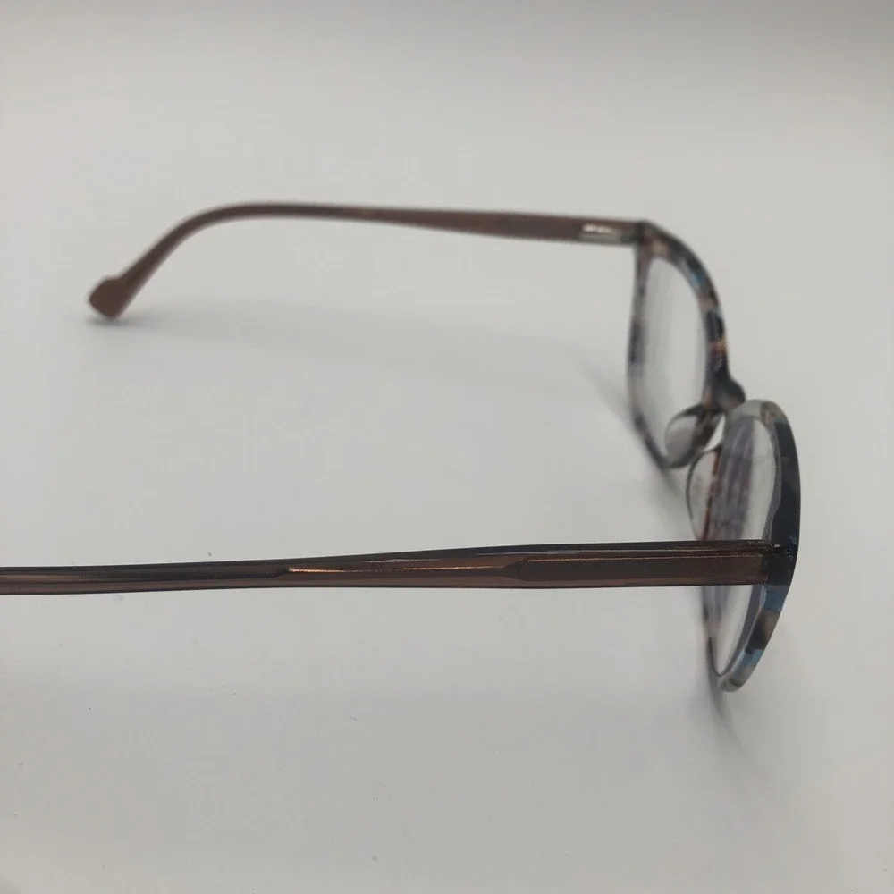 Womens Eyeglasses Frames Zenni 4427339 Optical Blue Brown‎ Tortoise Shell Preown